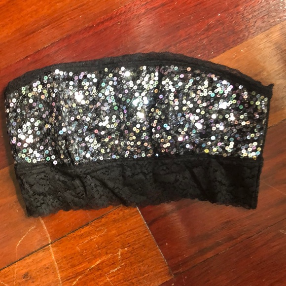 Pink Lace Bandeau - Picture 1 of 3